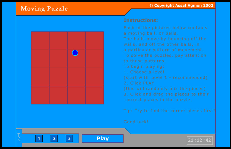 Spiel: Bewegtes Puzzle